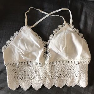 Lace Crop Top (size s)